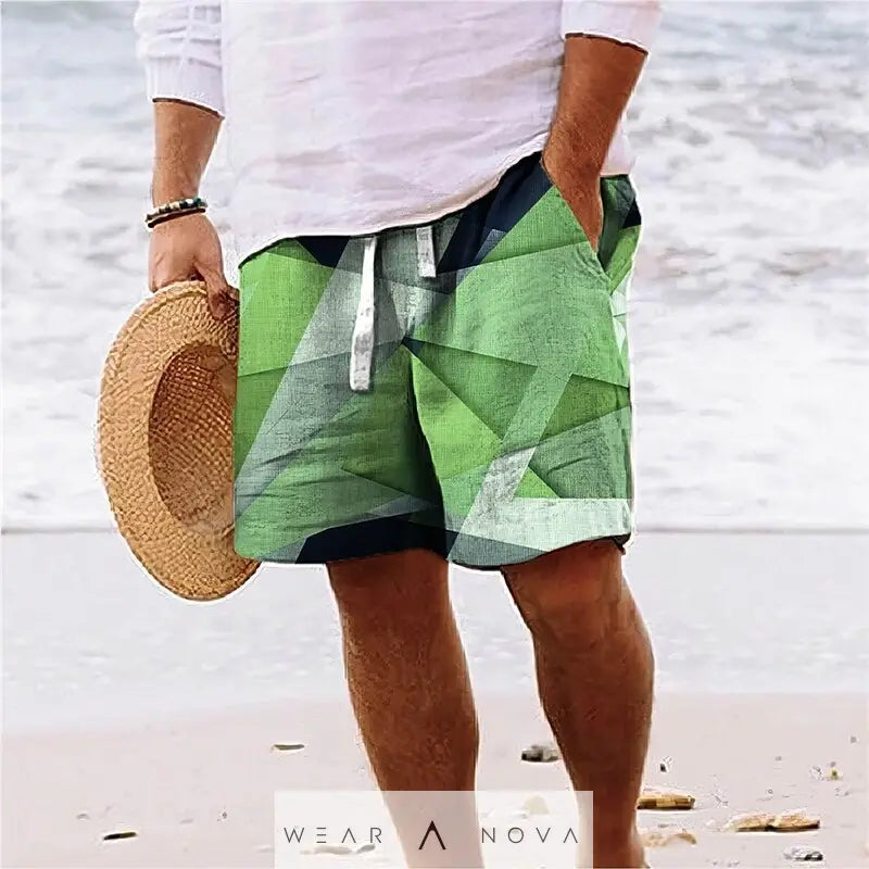 Men's Beach Shorts Summer Fashion Loose Drawstring Clothing  Man Short Pant Summer edition 