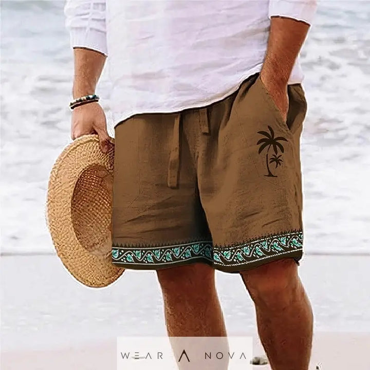 Men's Beach Shorts Summer Fashion Loose Drawstring Clothing  Man Short Pant Summer edition 