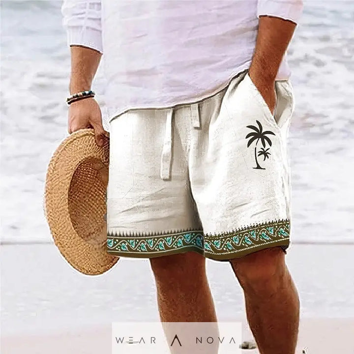 Men's Beach Shorts Summer Fashion Loose Drawstring Clothing  Man Short Pant Summer edition 