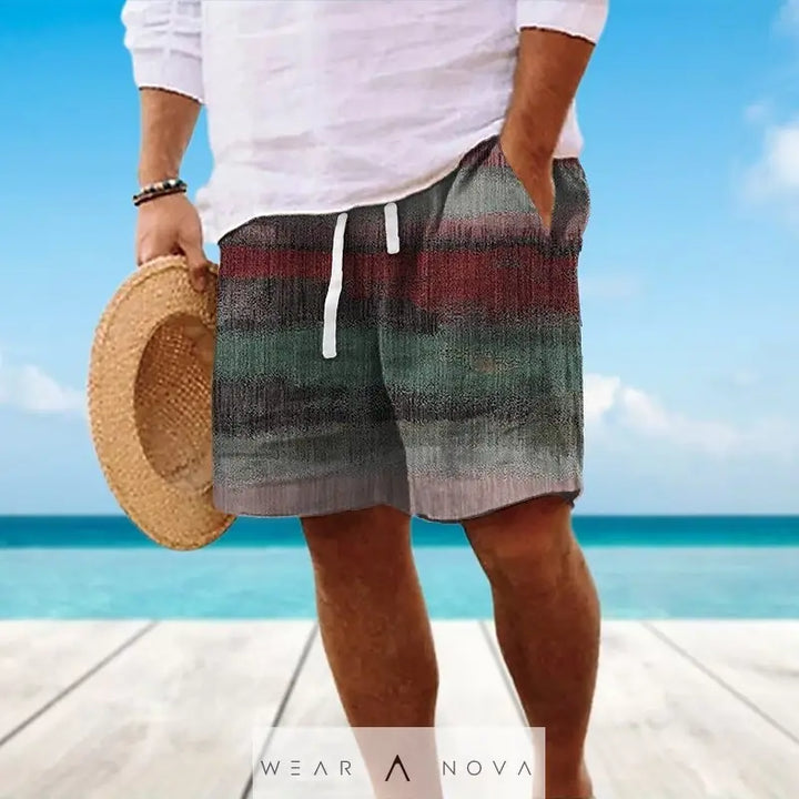 Men's Beach Shorts Summer Fashion Loose Drawstring Clothing  Man Short Pant Summer edition 