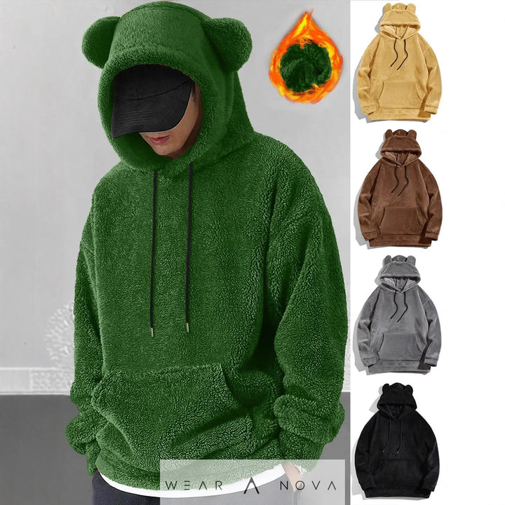 Men's coral fleece raglan sweater jacket grey unlined polyester raglan sleeves loose fit sizes S-2XL