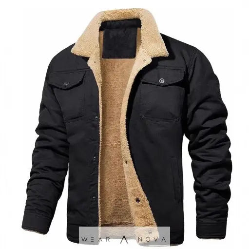 Men's Jacket Fleece-Lined Casual - WearaNova