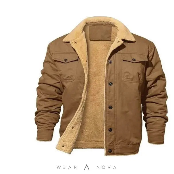 Men's Jacket Fleece-Lined Casual - WearaNova