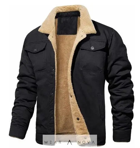 Men's Jacket Fleece-Lined Casual  Fashion Man NewEraWear