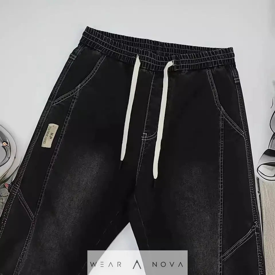 Men's Jeans Slim Fit Fashion Ankle-tied Harem Pants - WearaNova