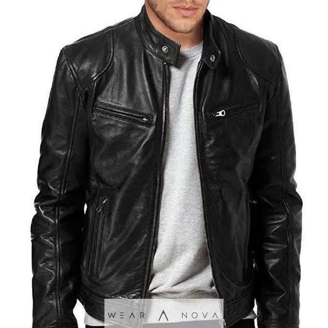 Men's Leather Jacket Premium Milano Vero - Modern & Durable  Men's Clothing