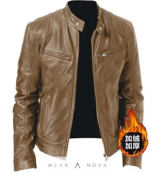 Men's Leather Jacket Premium Milano Vero - Modern & Durable  Men's Clothing
