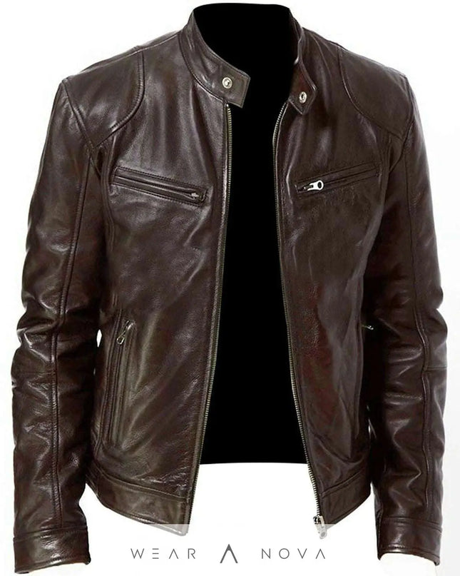 Men's Leather Jacket Premium Milano Vero - Modern & Durable  Men's Clothing