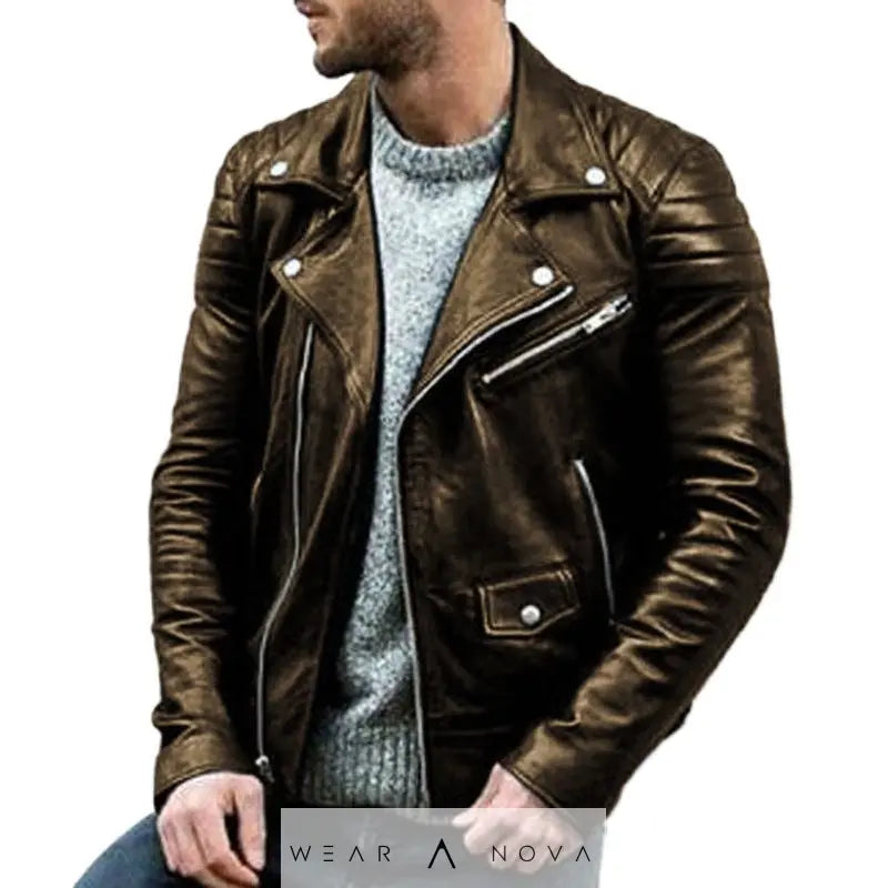 Men's Leather Jacket: The Ultimate Fashion Statement - WearaNova