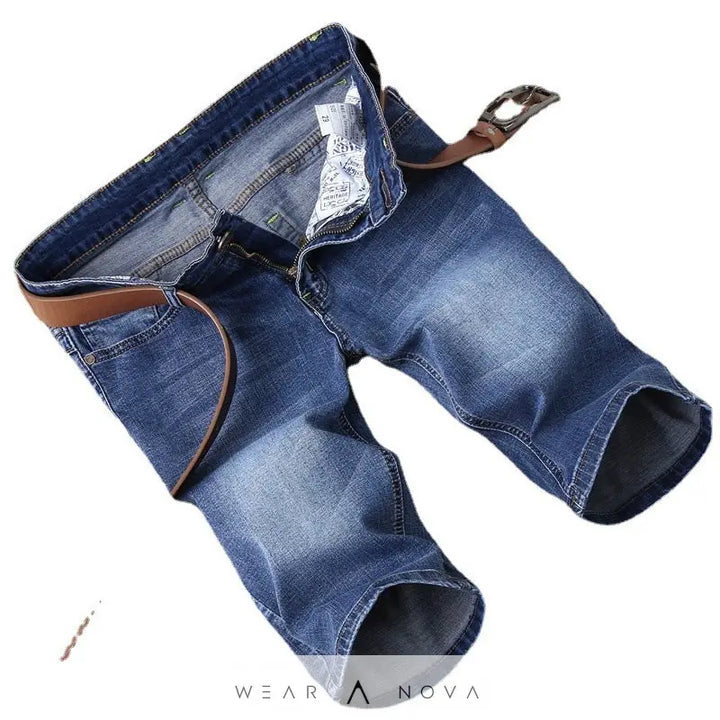 Men's Slim Fit Black Denim Shorts - Fashion Personality  jeans denim 