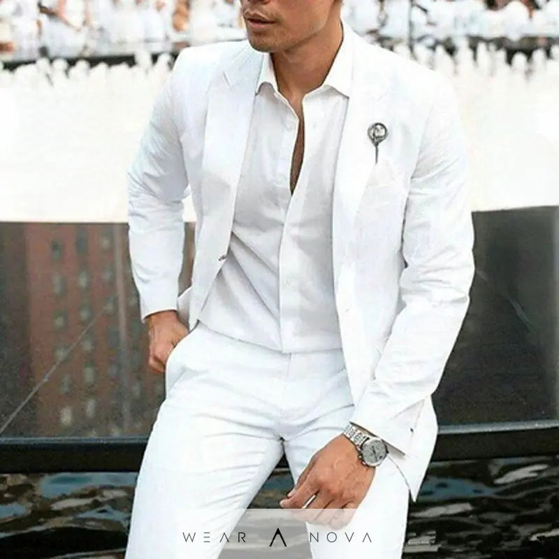 Men's Suit Suit Two-piece Groomsman Clothing  Suit Man Complect elegant 