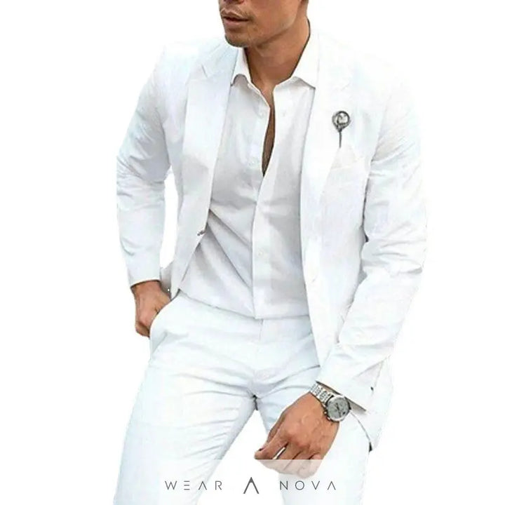 Men's Suit Suit Two-piece Groomsman Clothing  Suit Man Complect elegant 