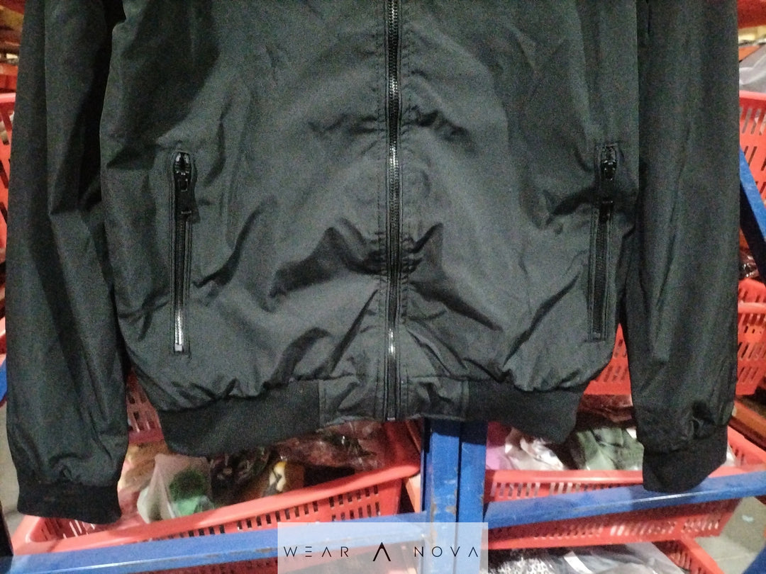 Men's Zip-up Jacket With Pockets Casual Solid Stand Collar Long Sleeve Top Outwear Clothing  Jacket’s Man 
