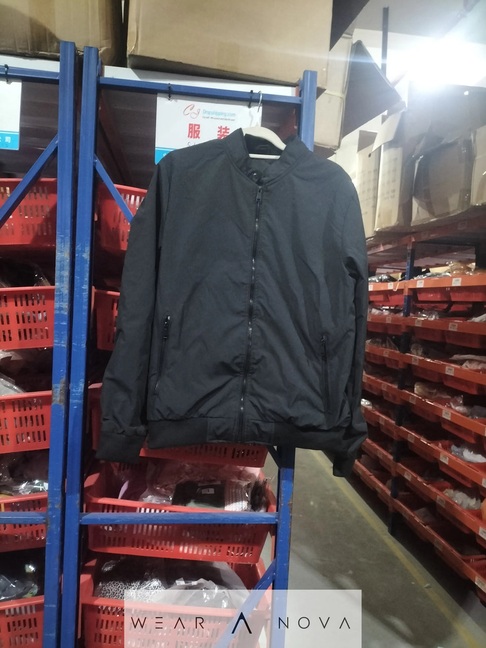 Men's Zip-up Jacket With Pockets Casual Solid Stand Collar Long Sleeve Top Outwear Clothing  Jacket’s Man 