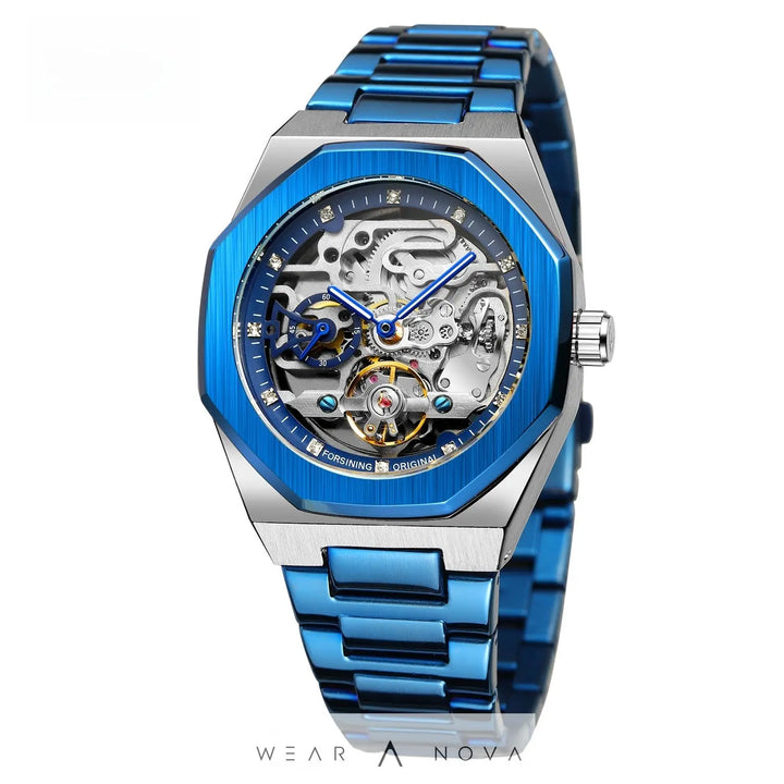 Men's fashionable skeletonized mechanical watch  Meccanico watch 