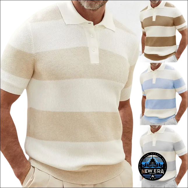 Men’s Summer Lapel Sweater – Lightweight, Stylish & Breathable | WearaNova  Fashion