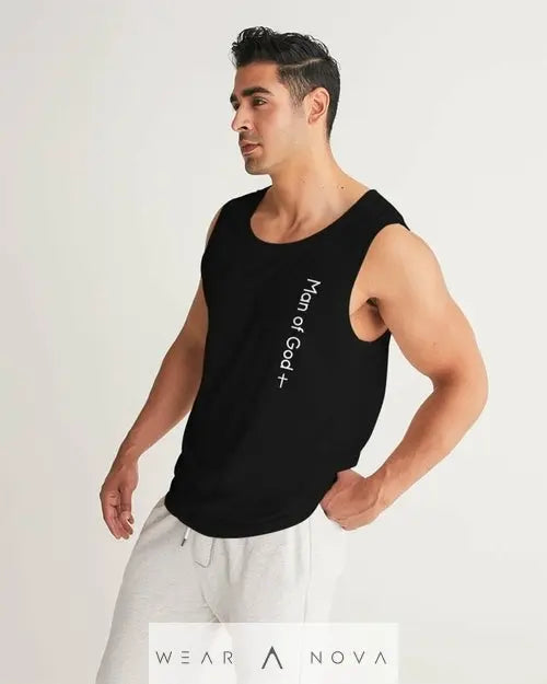 Mens Tank Top - Man of God Sports Top  Top MAn NewEraWear