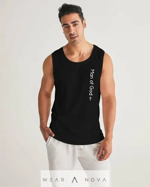 Mens Tank Top - Man of God Sports Top  Top MAn NewEraWear