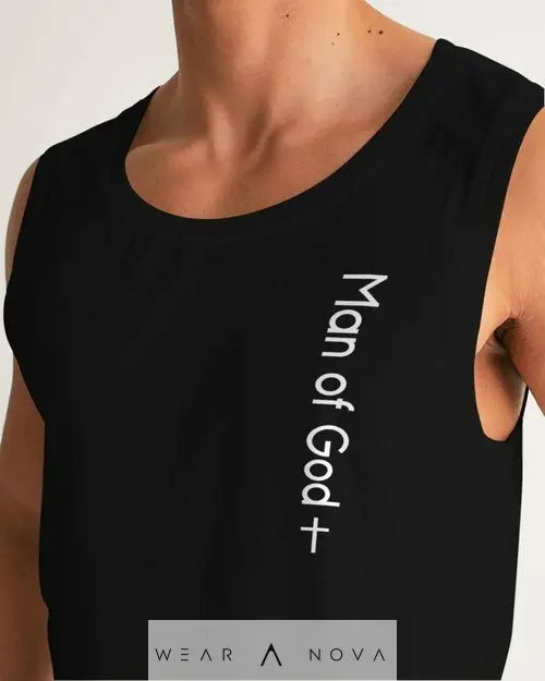 Mens Tank Top - Man of God Sports Top  Top MAn NewEraWear