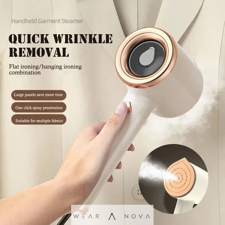 Portable Garment Steamert  Handheld Fabric Steam Iron For Clothes Travel Home Appliances Vertical US Plug Ironing Machine - WearaNova