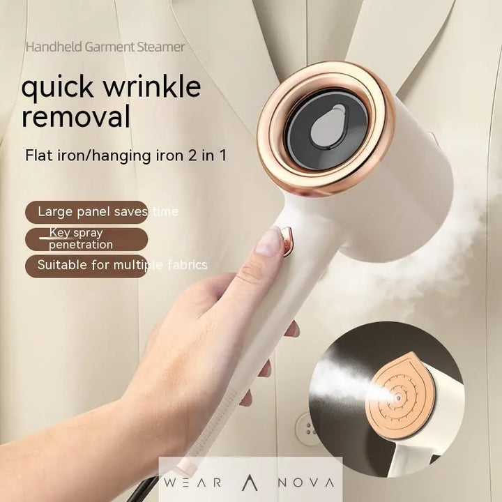 Portable Garment Steamert  Handheld Fabric Steam Iron For Clothes Travel Home Appliances Vertical US Plug Ironing Machine - WearaNova