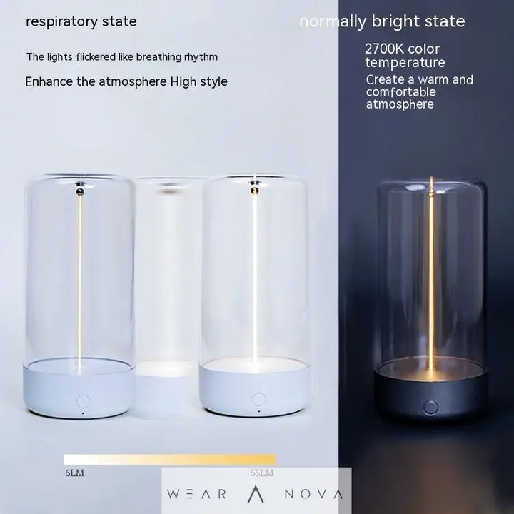 New LED Camping Light Type-c Rechargeable Portable Night Light With High Transparency And Anti Drop Creative Atmosphere Light  Home decor Led usb 
