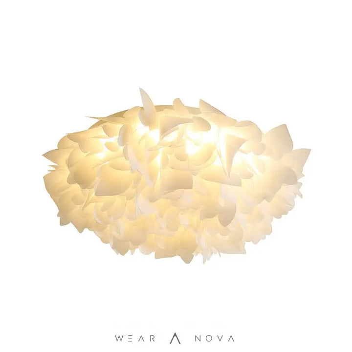 Nordic Cream Style Petal Ceiling Light with Dimming  Home Products NewEraWear