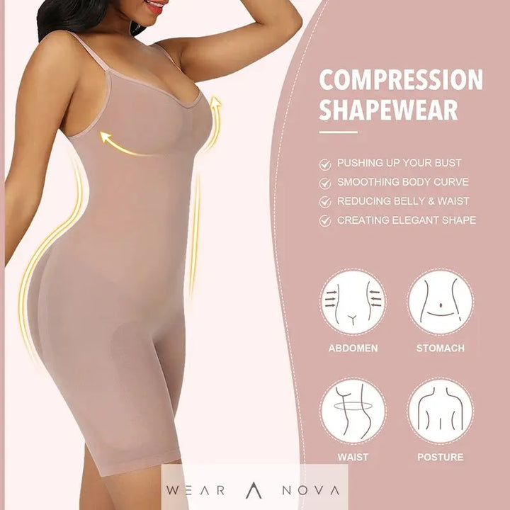 Premium Shapewear Bodysuit for Effortless Elegance - WearaNova