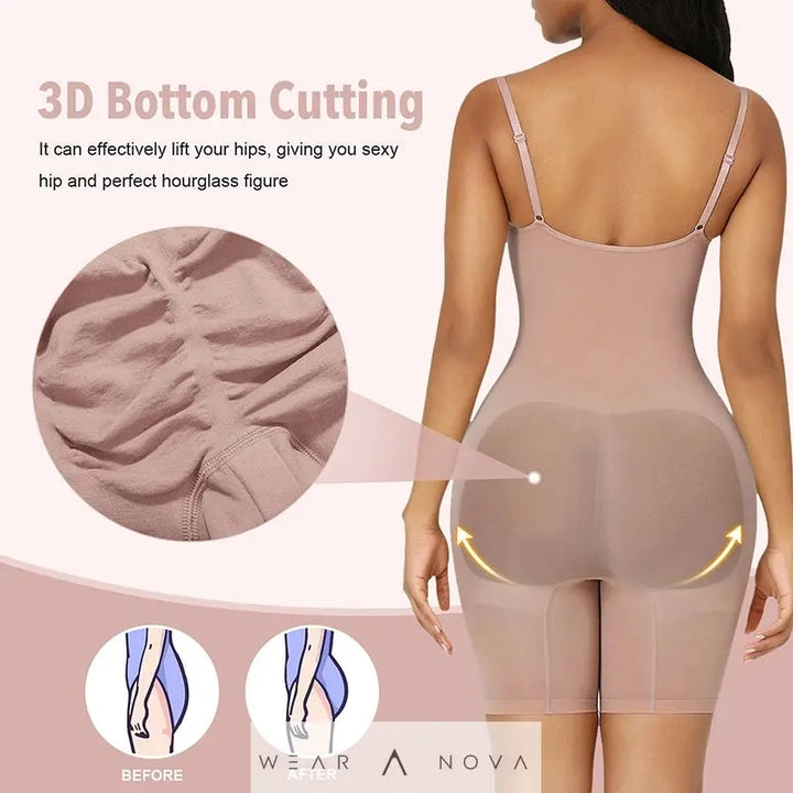 Premium Shapewear Bodysuit for Effortless Elegance - WearaNova