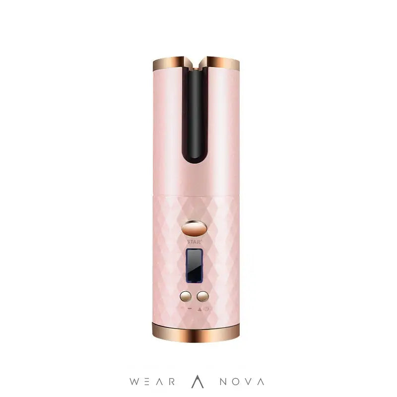 Rechargeable Automatic Hair Curler Women Portable Hair Curling Iron LCD Display Ceramic Curly Rotating Curling Wave Styer  Hair 