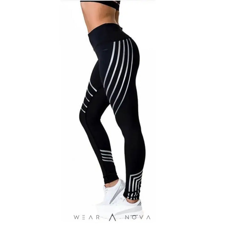 Reflective  Yoga Pants Sport - WearaNova