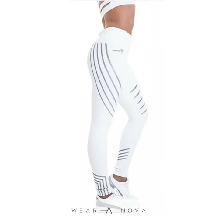 Reflective  Yoga Pants Sport - WearaNova