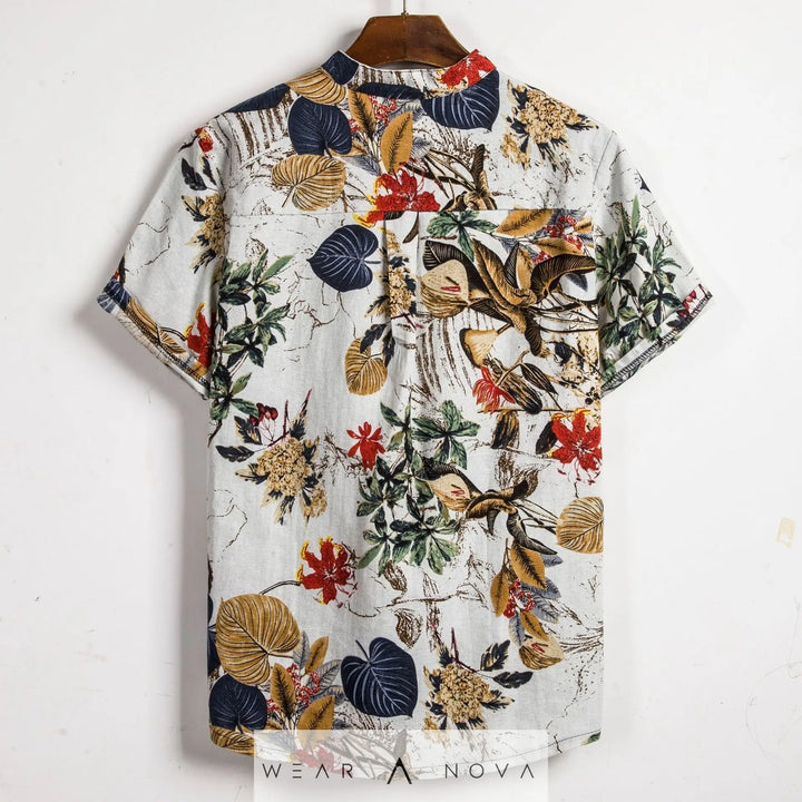 Slim shirt men contrast color printing shirt men  T-shirts Summer 