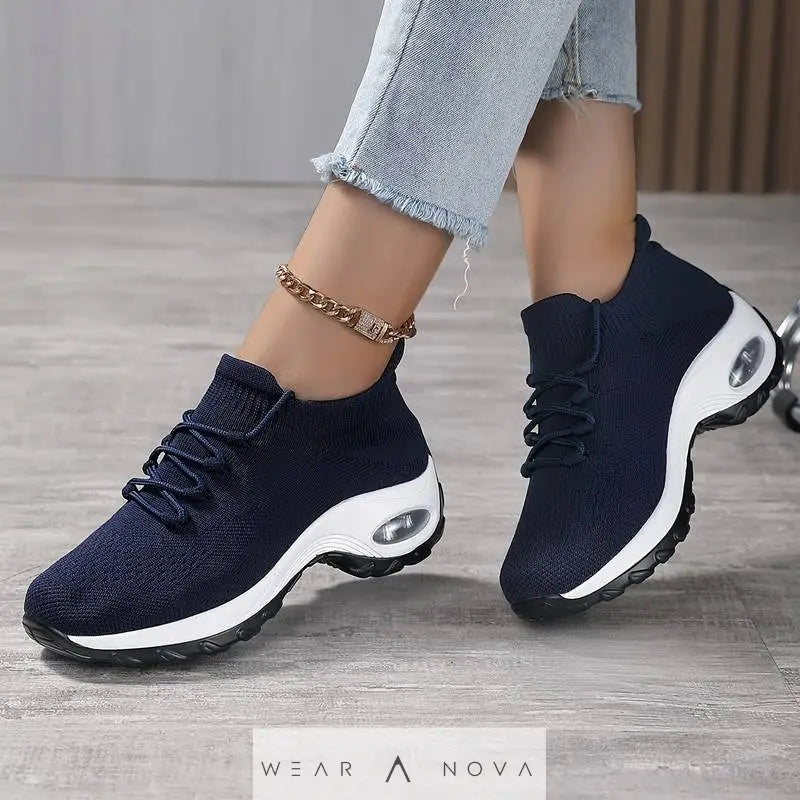 Sports Women Flying Knit Socks Shaking Shoes  scarpe 