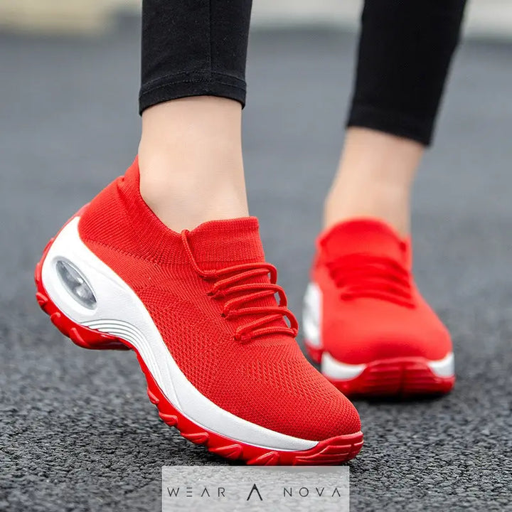 Sports Women Flying Knit Socks Shaking Shoes  scarpe 