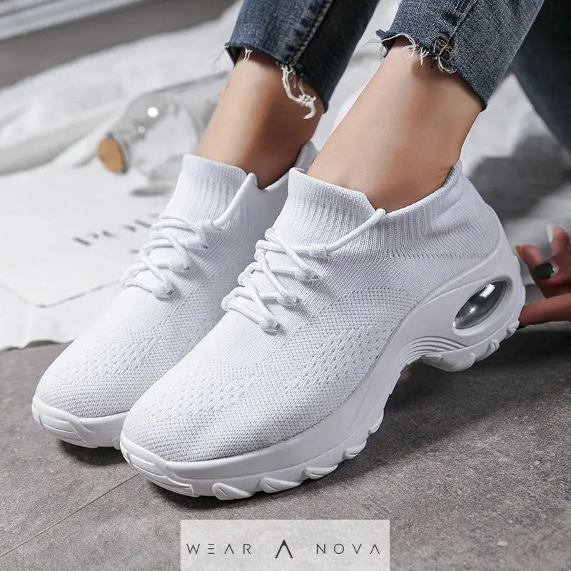 Sports Women Flying Knit Socks Shaking Shoes  scarpe 