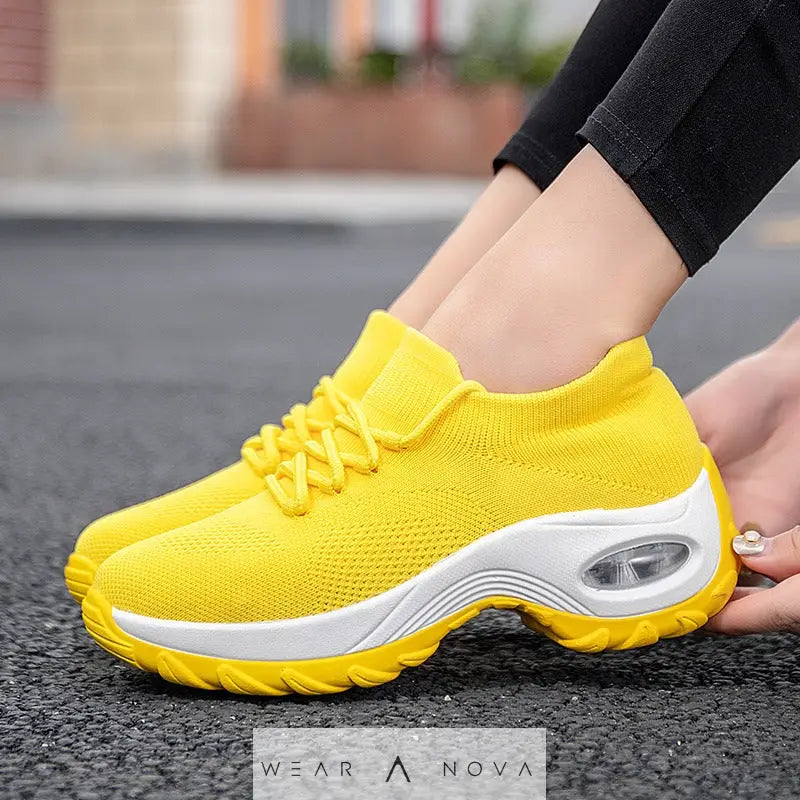 Sports Women Flying Knit Socks Shaking Shoes  scarpe 