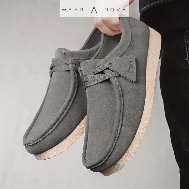 SpringSummer 2025 Matte Leather Casual Slip-On Men's Shoes  Shoes
