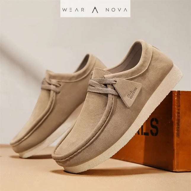 SpringSummer 2025 Matte Leather Casual Slip-On Men's Shoes  Shoes