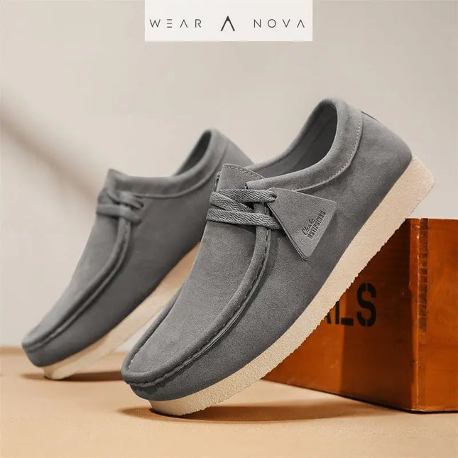 SpringSummer 2025 Matte Leather Casual Slip-On Men's Shoes  Shoes