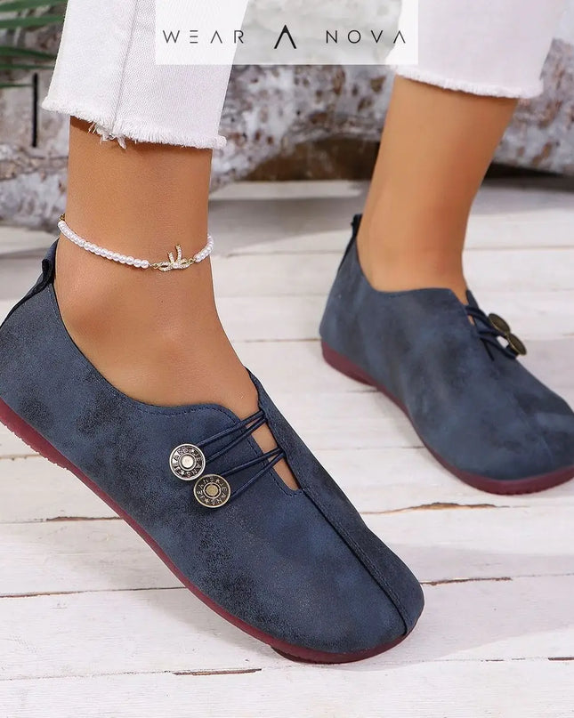 Stylish Square Toe Slip-On Sandals - Soft, Comfortable & Summer-Ready for Women  scarpe