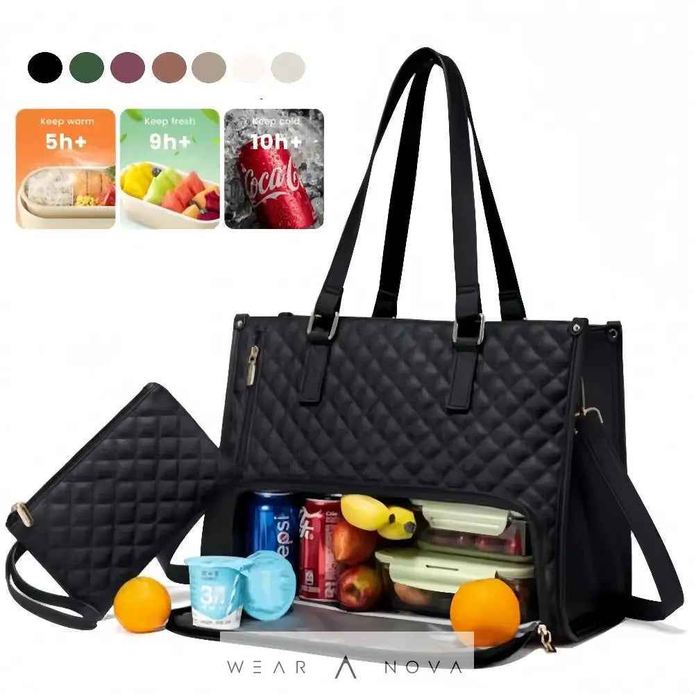 Stylish Women's Insulated Lunch Bag - Exclusive & Practical for Work  borsa 