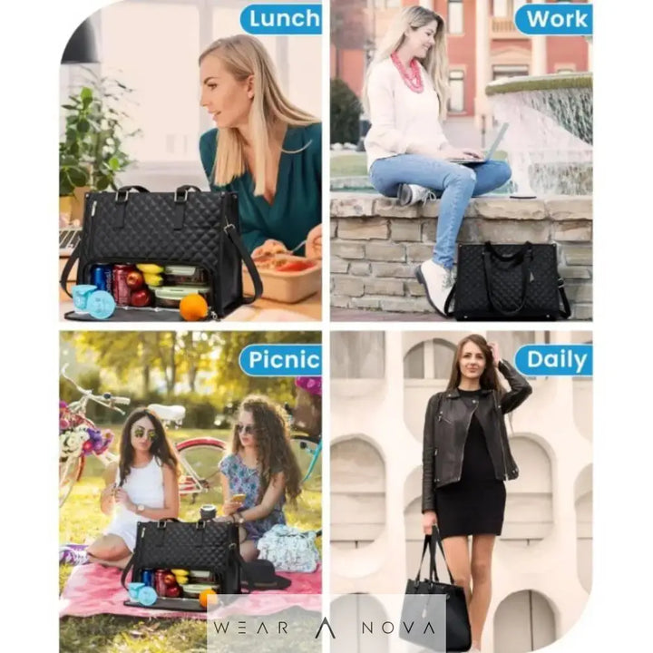 Stylish Women's Insulated Lunch Bag - Exclusive & Practical for Work  borsa 