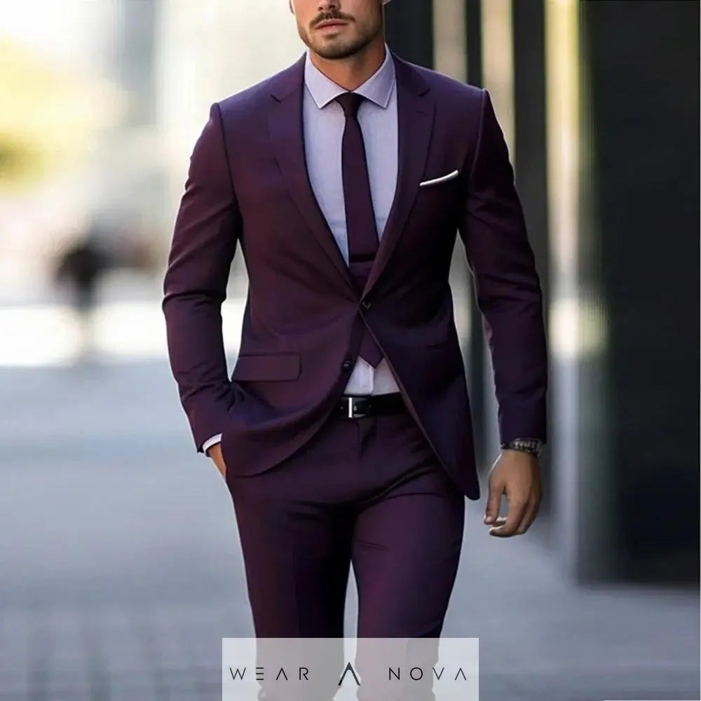 Suit Banquet Wedding Groomsman Suit Suit Two-piece Suit  Suit Man Elegant for party and weeding 