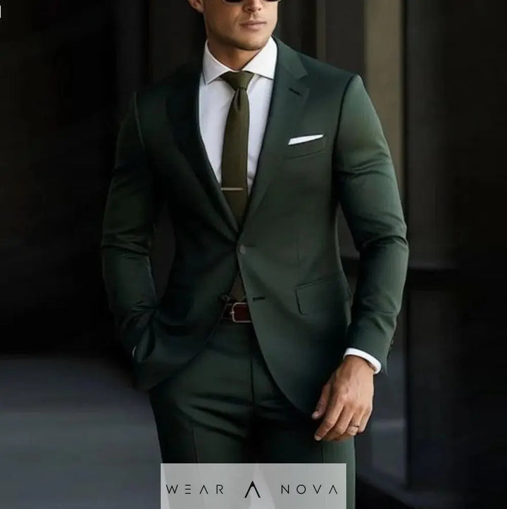 Suit Banquet Wedding Groomsman Suit Suit Two-piece Suit  Suit Man Elegant for party and weeding 