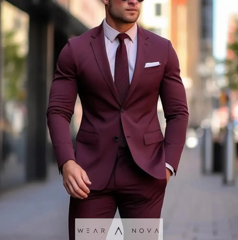 Suit Banquet Wedding Groomsman Suit Suit Two-piece Suit  Suit Man Elegant for party and weeding 