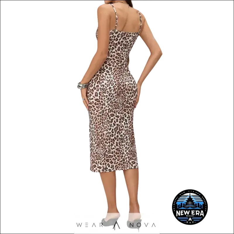 Sweet Summer  Dress Printed Suspender Split  Fashion 