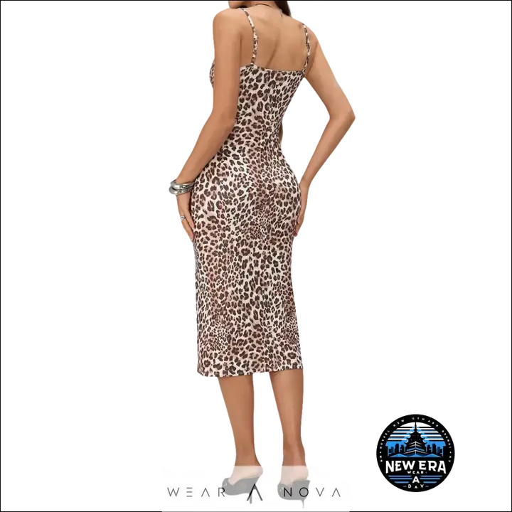 Sweet Summer  Dress Printed Suspender Split  Fashion 