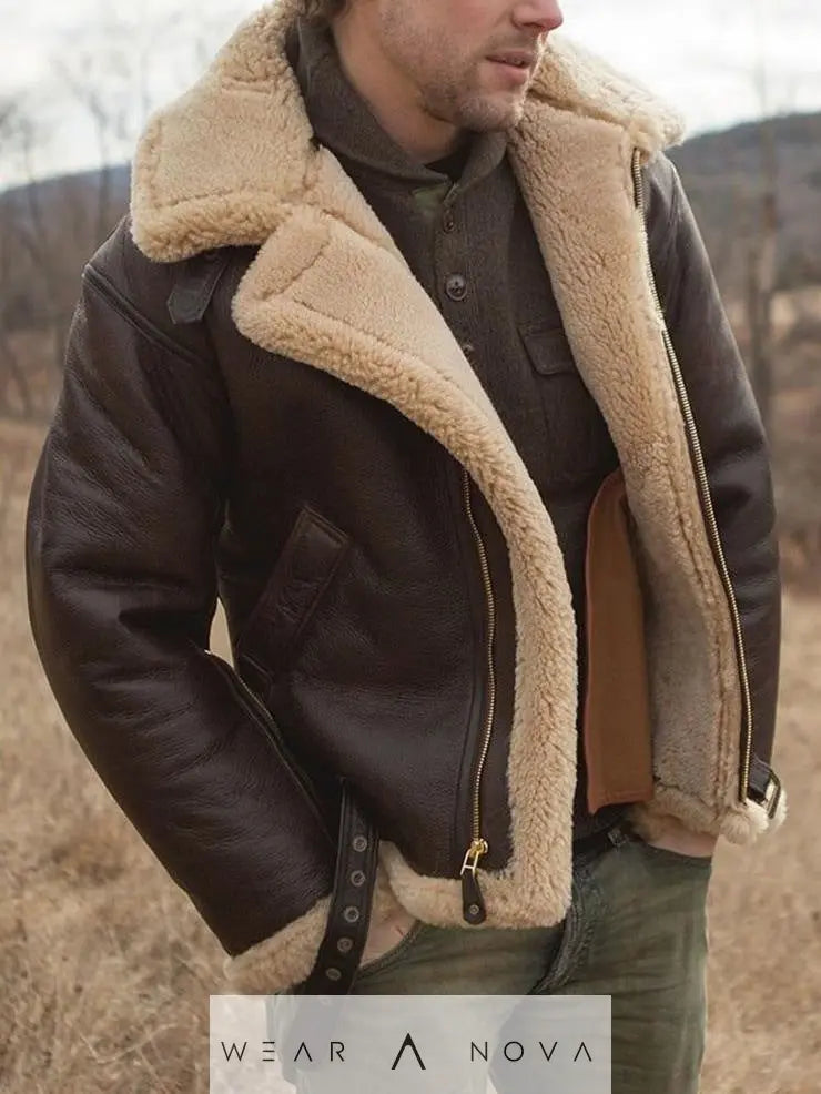Thick-fabric faux fur coat with added padding  Fashion NewEraWear