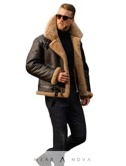 Thick-fabric faux fur coat with added padding  Fashion NewEraWear
